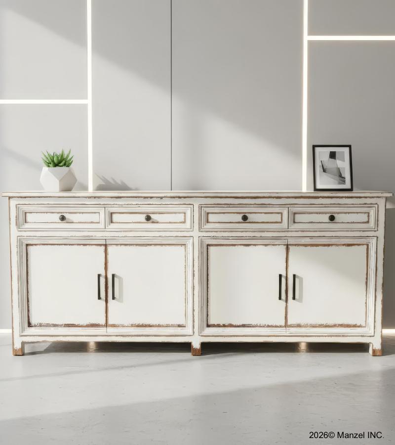 SOLID RECLAIMED TEAK SIDEBOARD CABINET