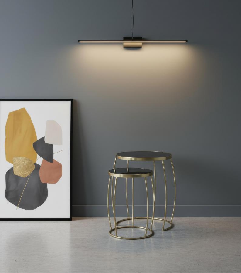 WOOD & IRON NESTING TABLES