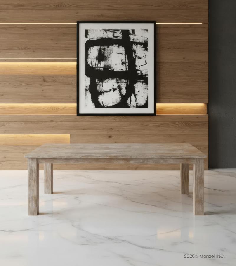 RECLAIMED SOLID TEAK WOOD TABLE