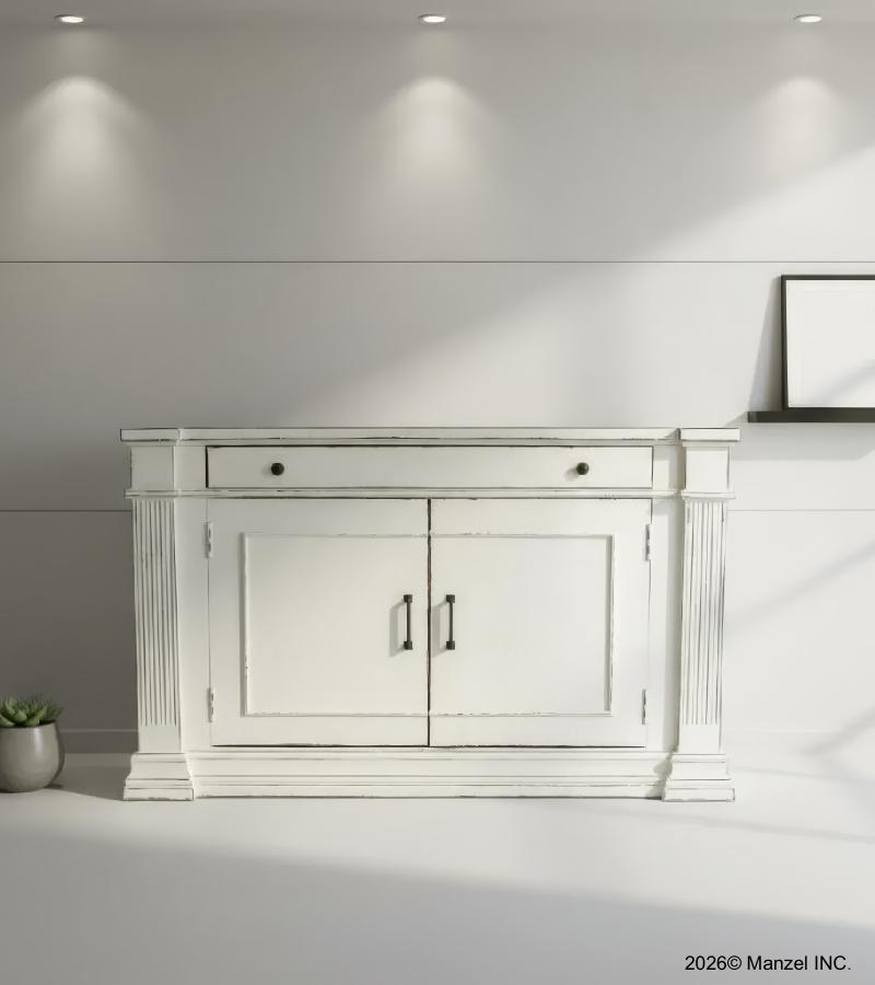 WOODEN PAINTED SIDEBOARD