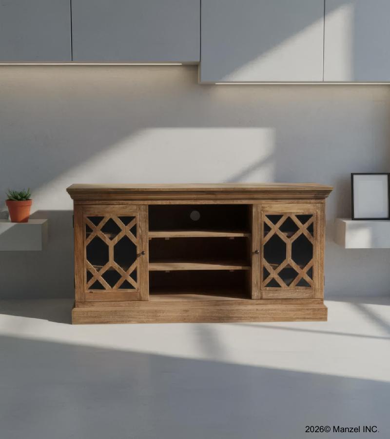 WOODEN TV CABINET