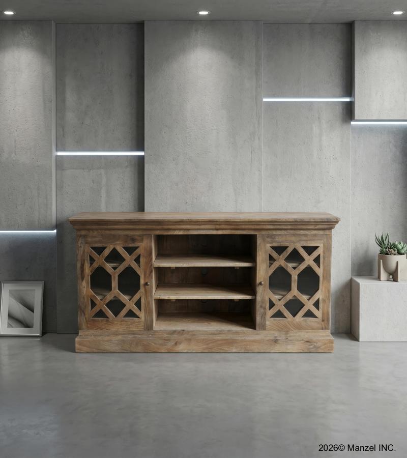 WOODEN TV CABINET