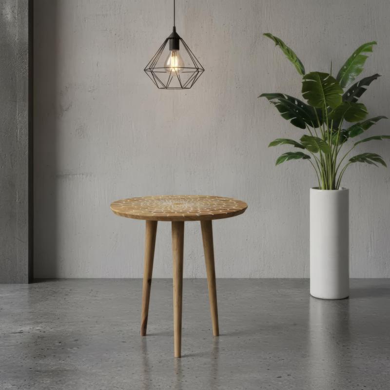 WOOD END TABLE / SIDE TABLE