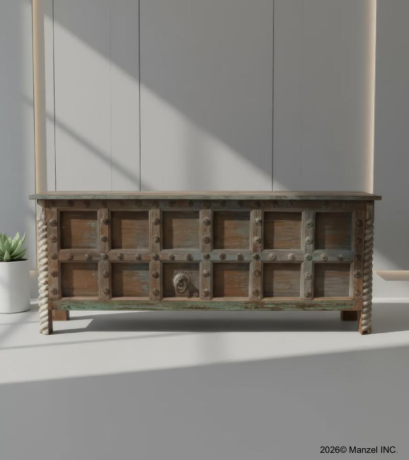 RECLAIMED & REPURPOSED WOOD CONSOLE / SOFA TABLE 