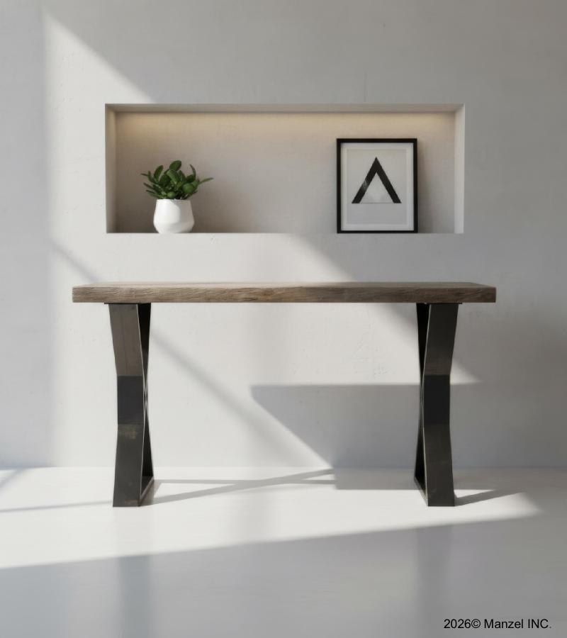 LIVE EDGE SOLID ACACIA CONSOLE / SOFA TABLE