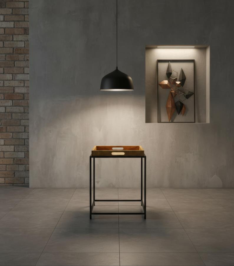 WOOD & IRON SIDE TABLE