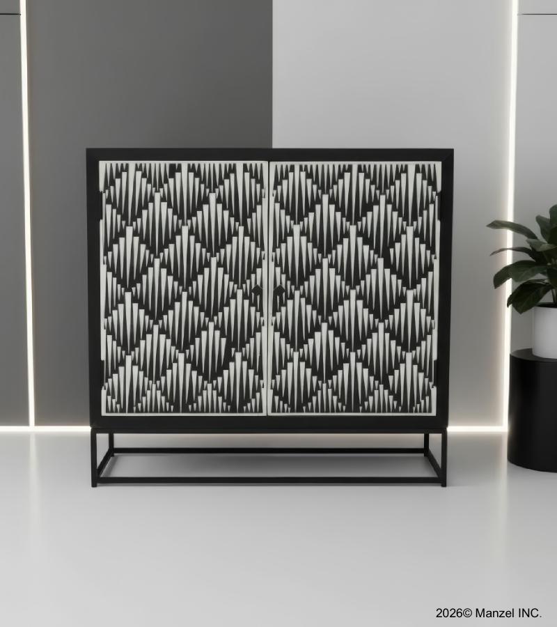 SOLID WOOD & IRON CABINET