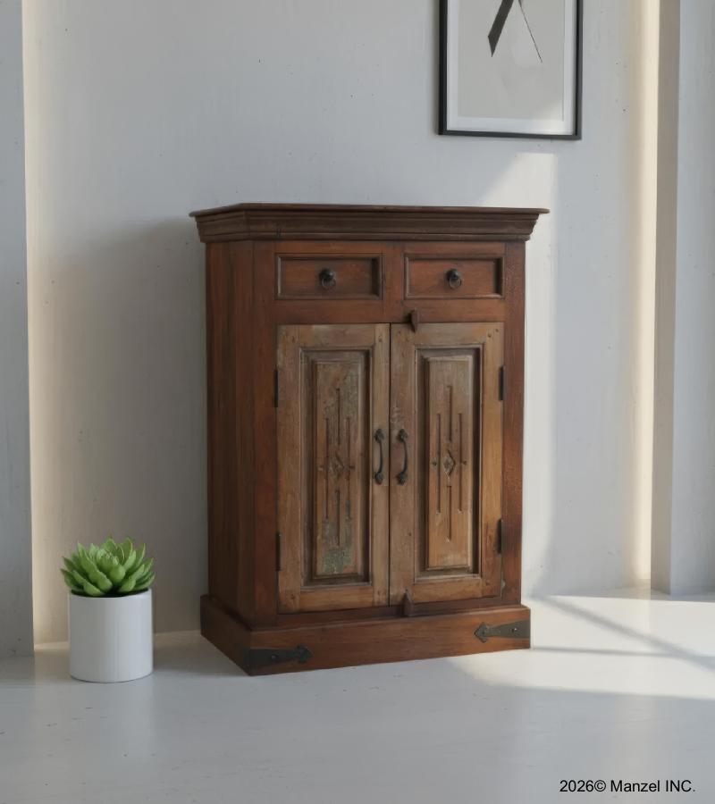 VINTAGE RECLAIMED TEAK CABINET