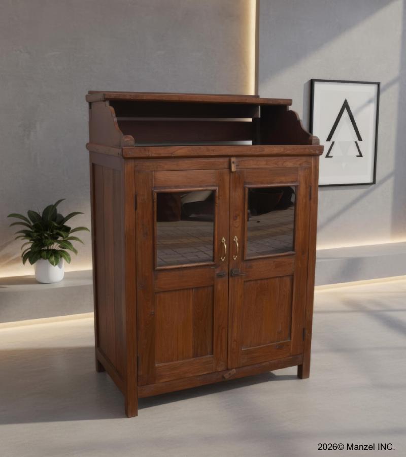 SOLID RECLAIMED TEAK CABINET