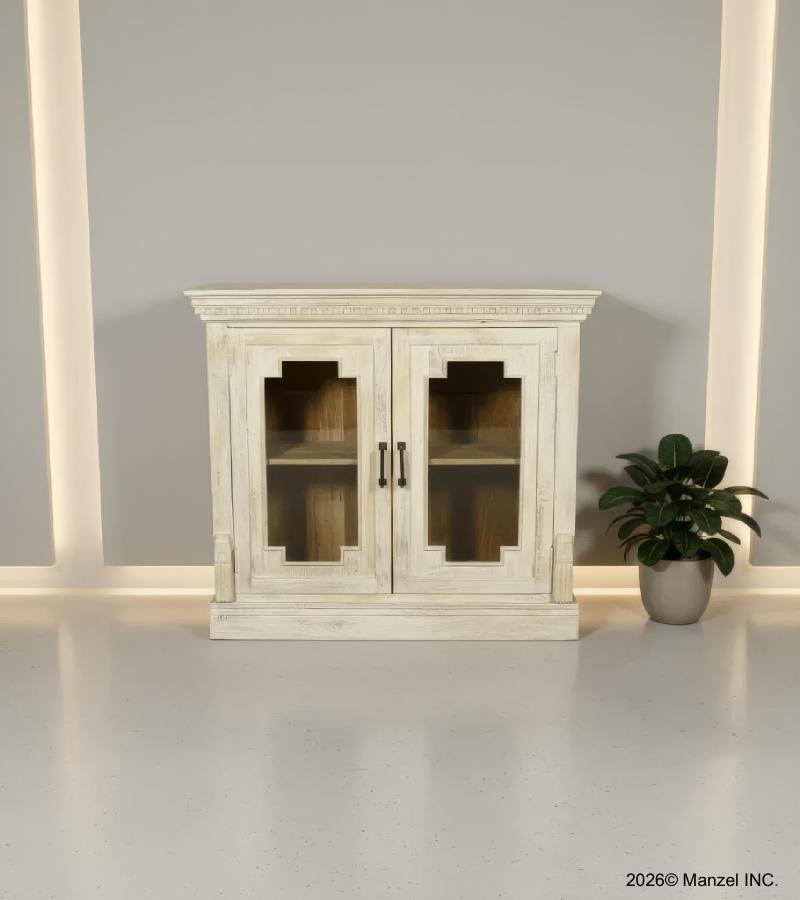 WOODEN GLASS CABINET