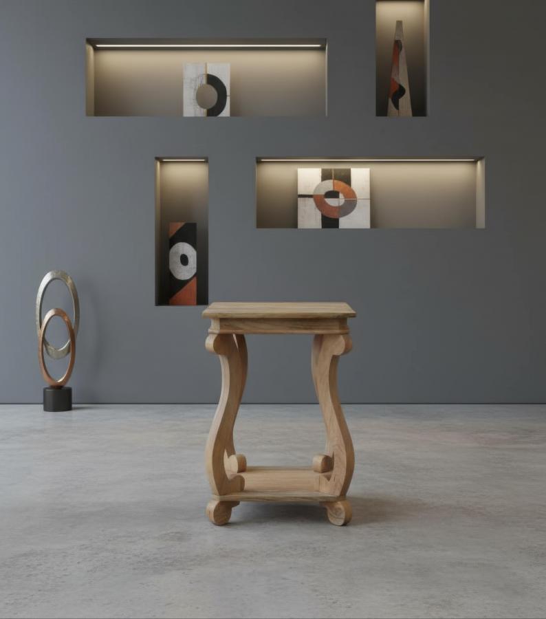 SOLID WOOD END TABLE SIDE TABLE