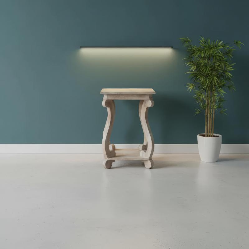SOLID WOOD END TABLE