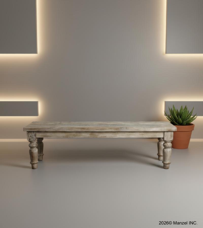 SOLID RECLAIMED TEAK WOOD BENCH