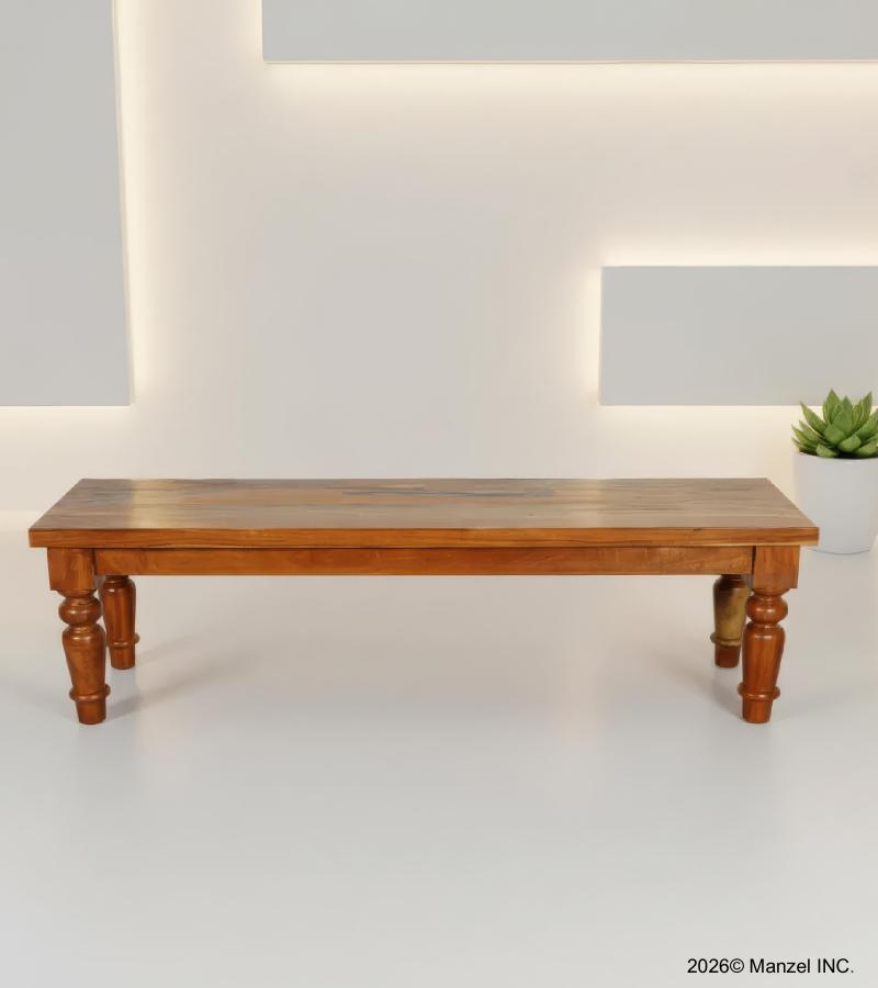 SOLID RECLAIMED TEAK WOOD BENCH