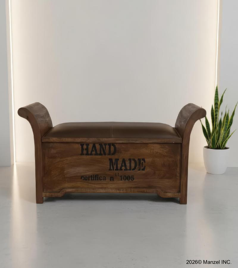 UPHOLSTERED STORAGE BENCH TRUNK
