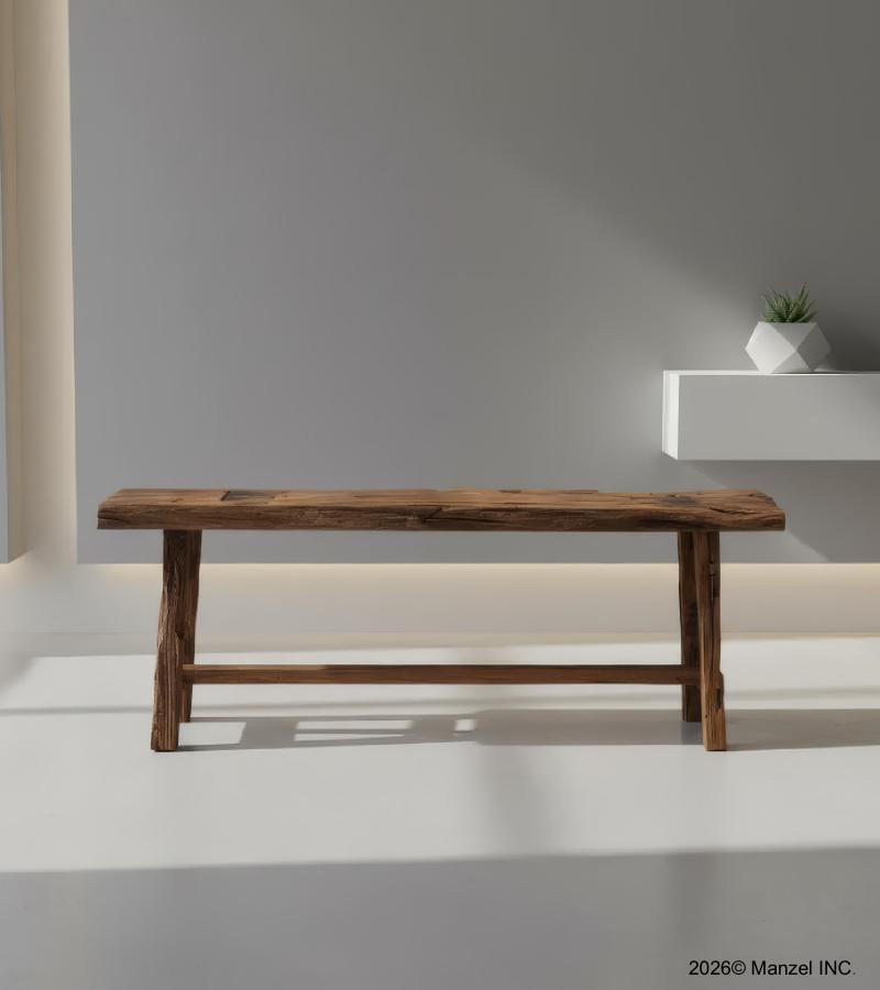 SOLID RECLAIMED WOOD BENCH