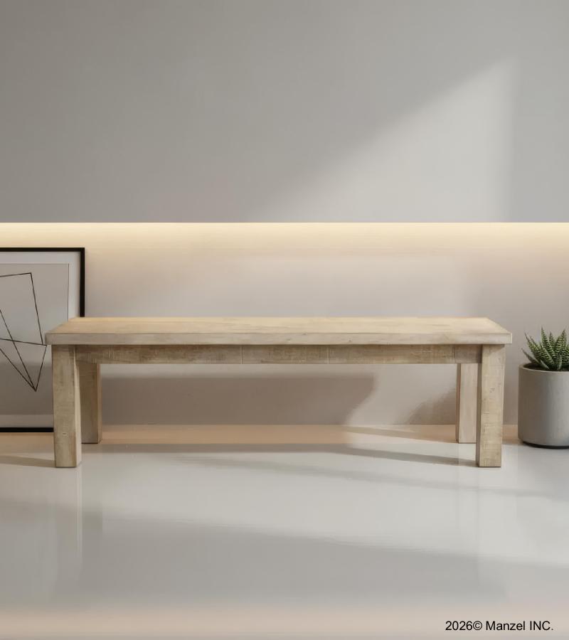 SOLID WOOD BENCH
