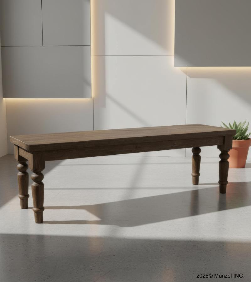 SOLID WOOD BENCH