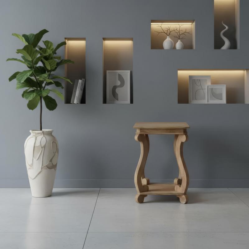 SOLID WOOD END TABLE SIDE TABLE