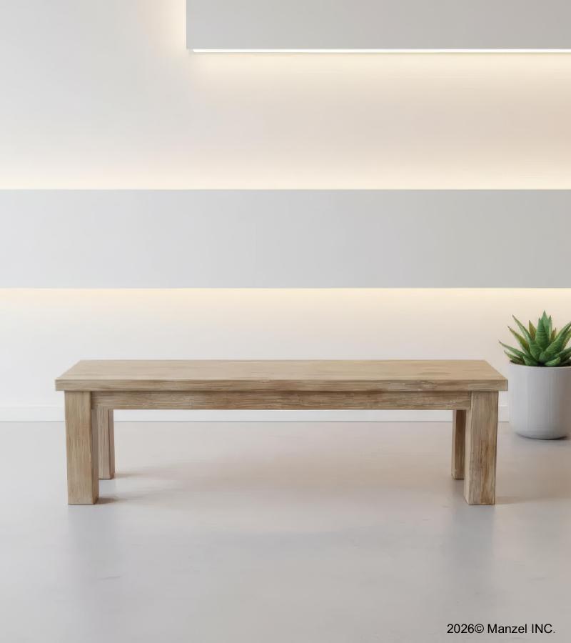 SOLID RECLAIMED TEAK WOOD BENCH