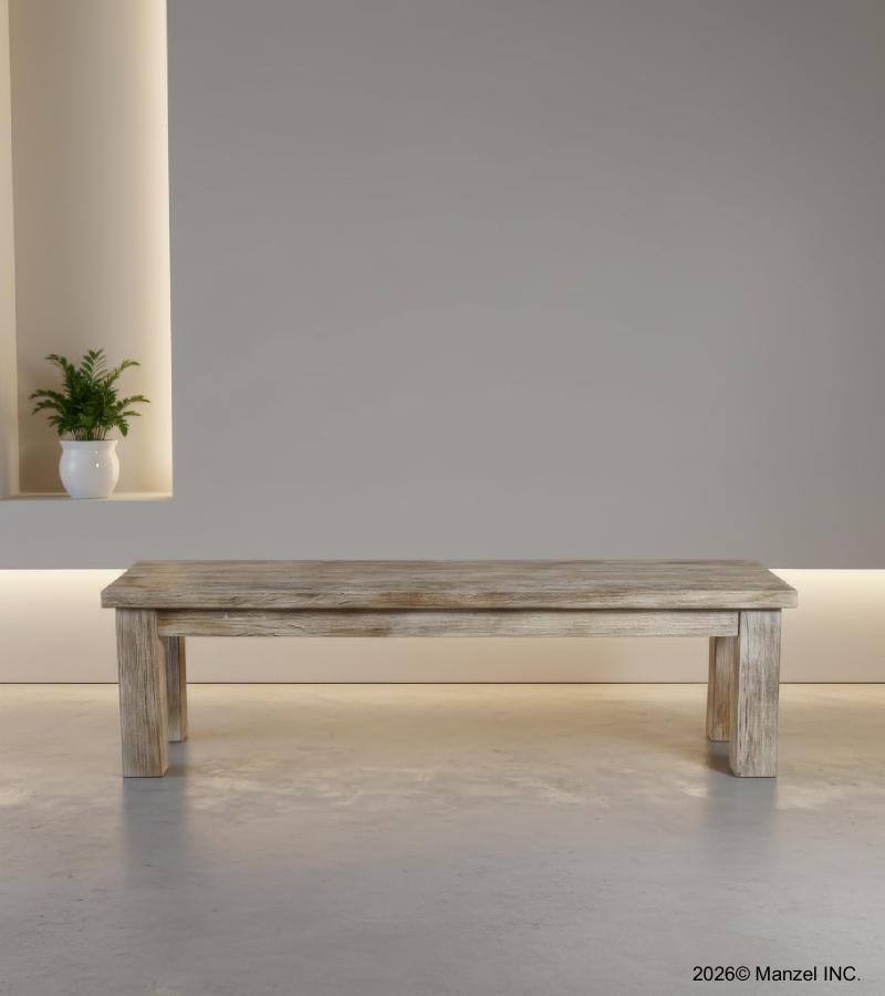 SOLID RECLAIMED TEAK WOOD BENCH