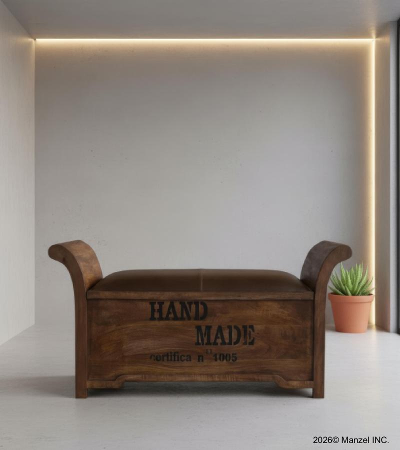 UPHOLSTERED STORAGE BENCH TRUNK
