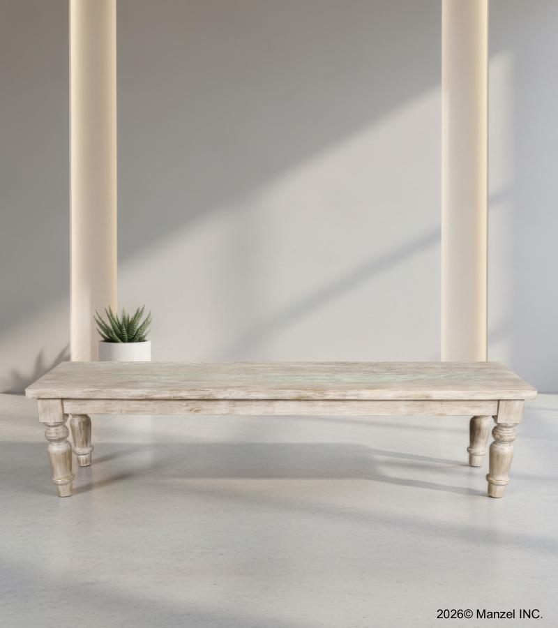 SOLID RECLAIMED TEAK WOOD BENCH