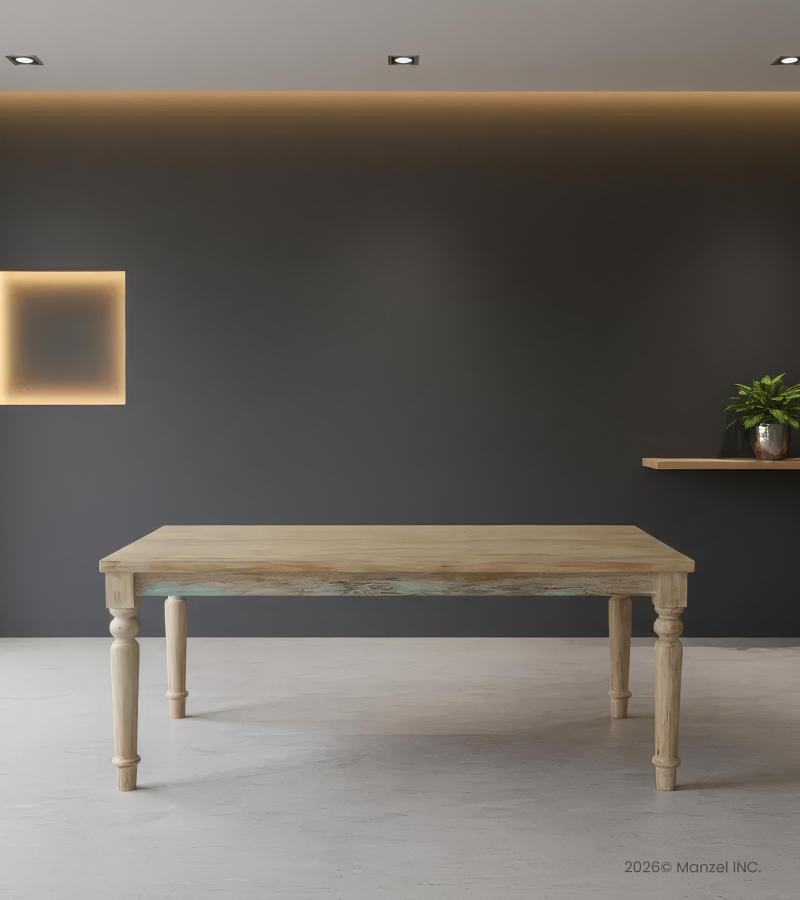 SOLID RECLAIMED TEAK WOOD TABLE