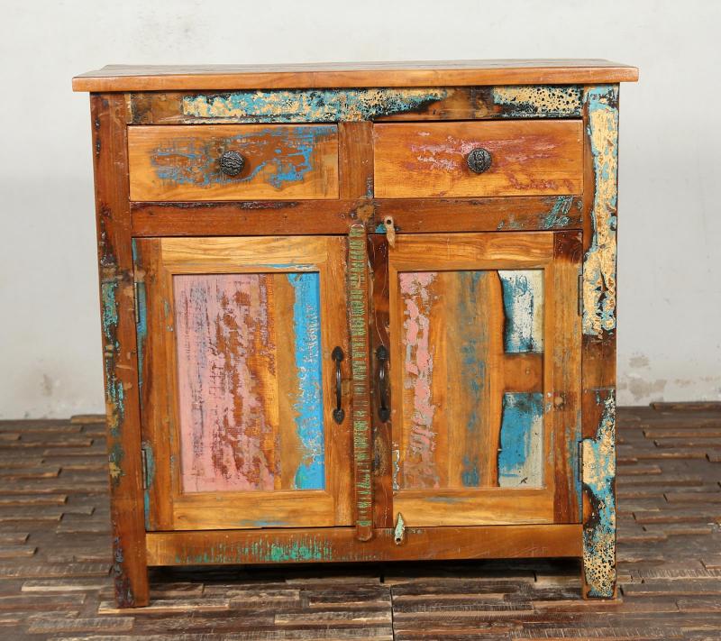 SOLID RECLAIMED TEAK WOOD SIDEBOARD CABINET