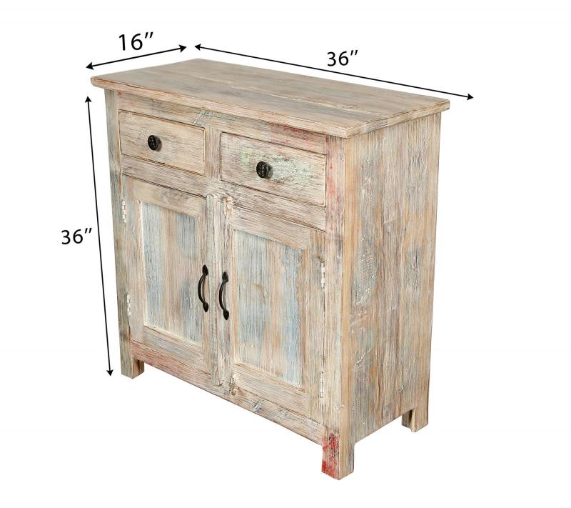 SOLID RECLAIMED TEAK WOOD CABINET SIDEBOARD