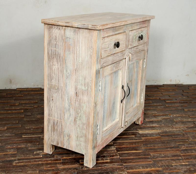SOLID RECLAIMED TEAK WOOD CABINET SIDEBOARD