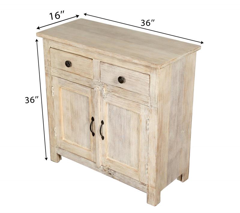 SOLID RECLAIMED TEAK WOOD SIDEBOARD CABINET