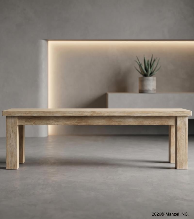 SOLID RECLAIMED TEAK WOOD BENCH