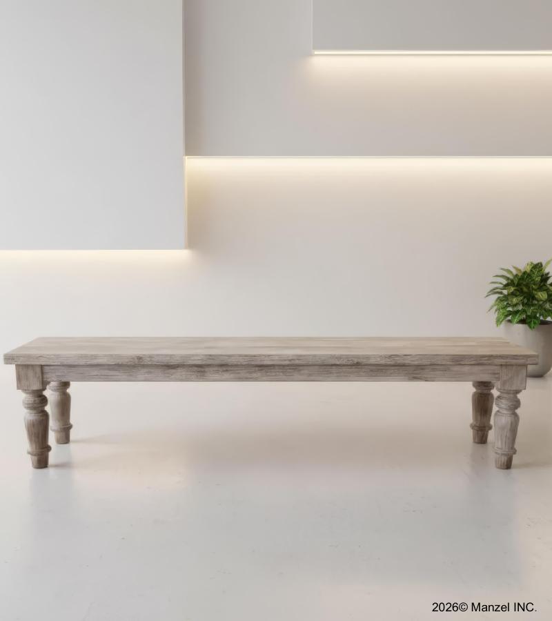 SOLID RECLAIMED TEAK WOOD BENCH