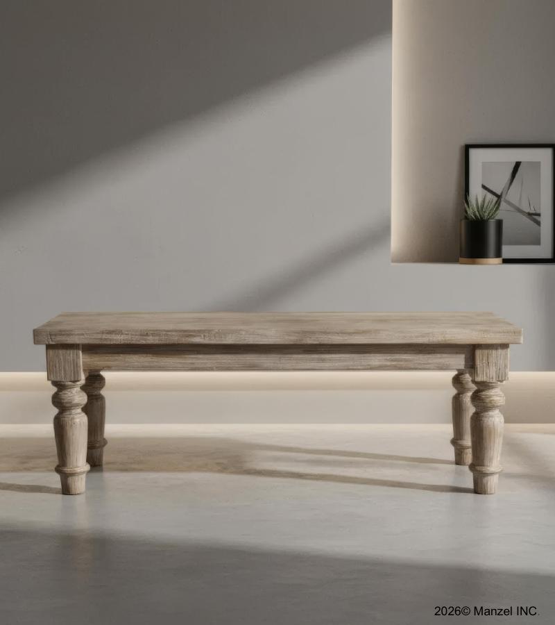 SOLID RECLAIMED TEAK WOOD BENCH