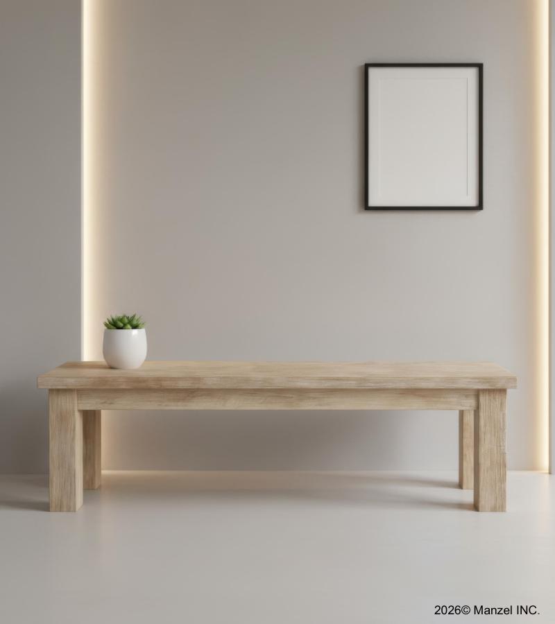 SOLID RECLAIMED TEAK BENCH