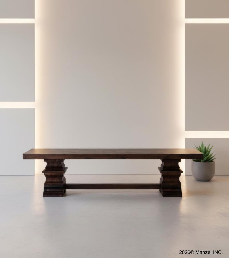 SOLID WOOD BENCH