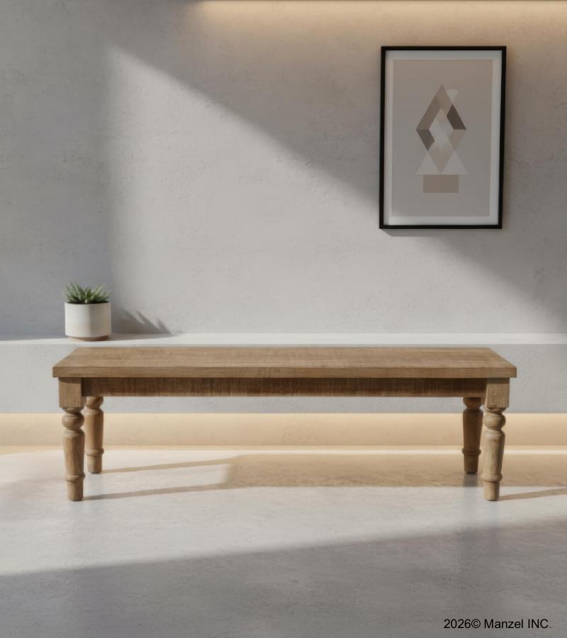SOLID WOOD BENCH