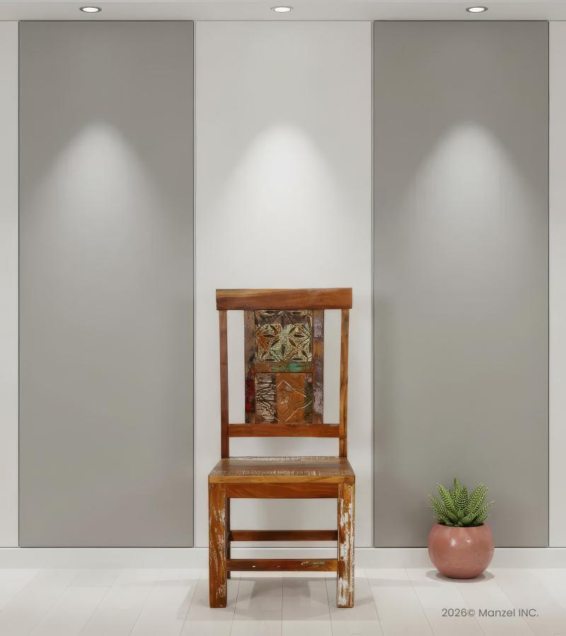 SOLID HAND CARVED RECLAIMED TEAK CHAIR