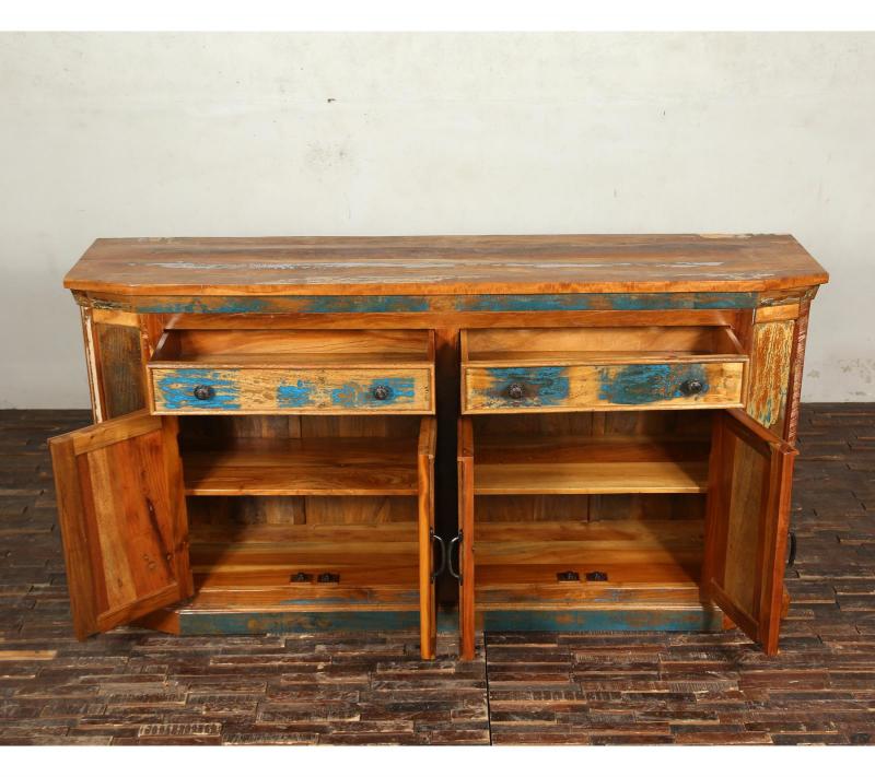 SOLID RECLAIMED TEAK WOOD SIDEBOARD