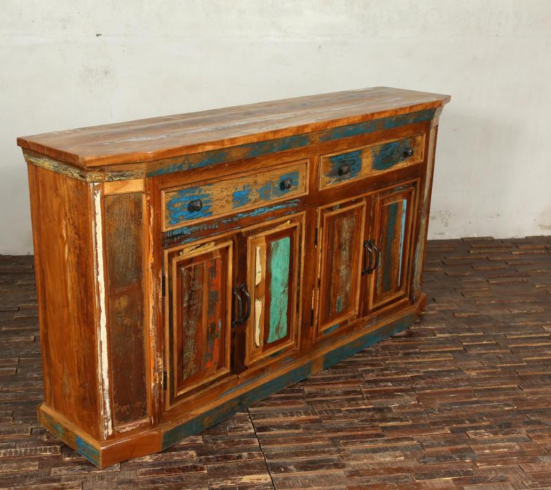 SOLID RECLAIMED TEAK WOOD SIDEBOARD