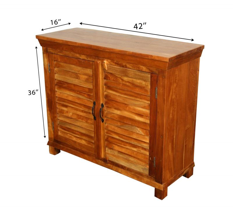SOLID RECLAIMED TEAK WOOD CABINET SIDEBOARD