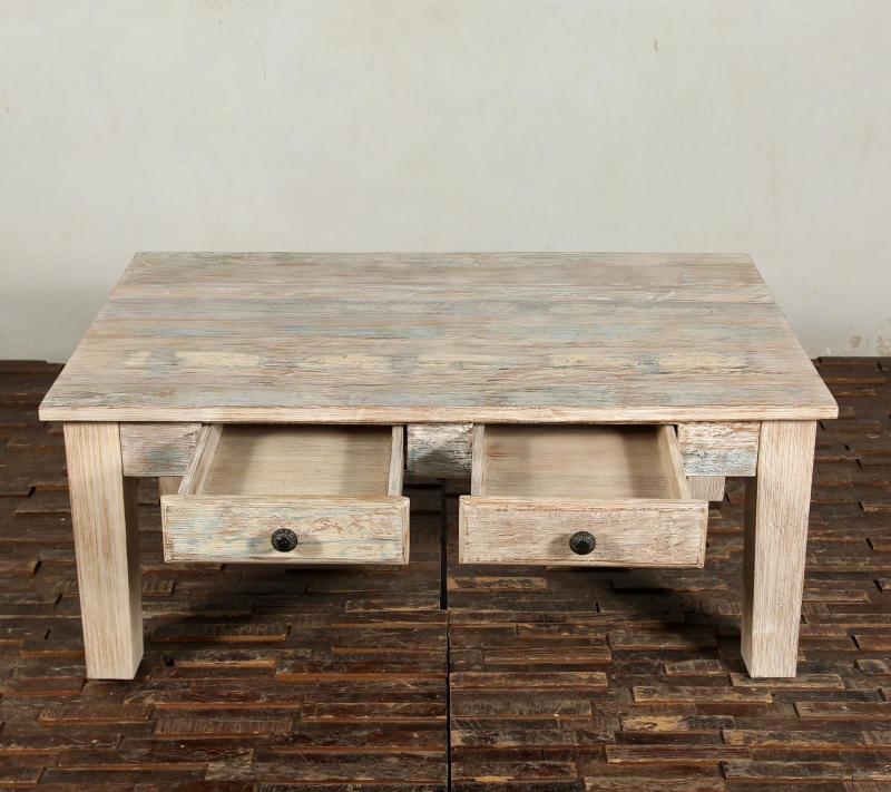 SOLID RECLAIMED TEAK WOOD COFFEE TABLE