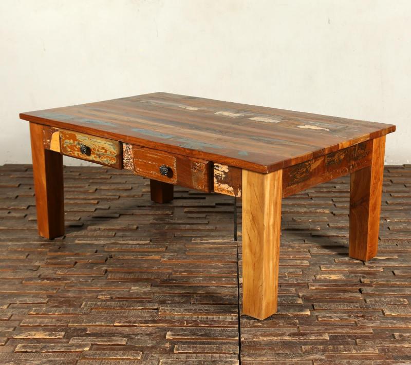 SOLID RECLAIMED TEAK WOOD COFFEE TABLE