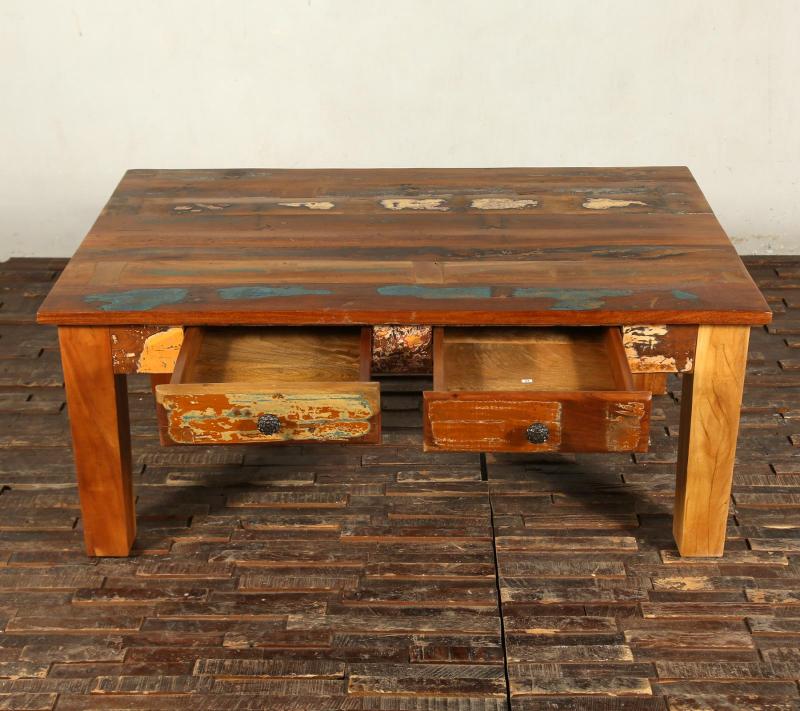 SOLID RECLAIMED TEAK WOOD COFFEE TABLE