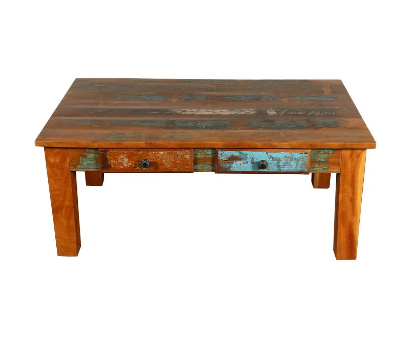 SOLID RECLAIMED TEAK WOOD COFFEE TABLE