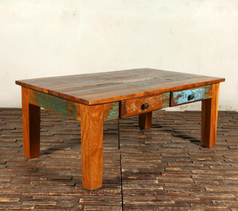 SOLID RECLAIMED TEAK WOOD COFFEE TABLE