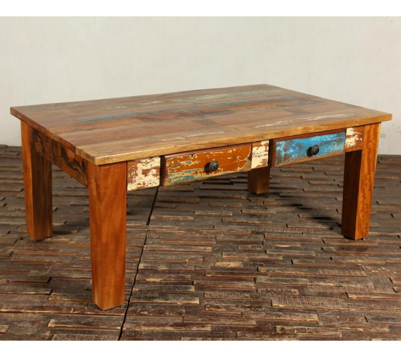 SOLID RECLAIMED TEAK WOOD COFFEE TABLE