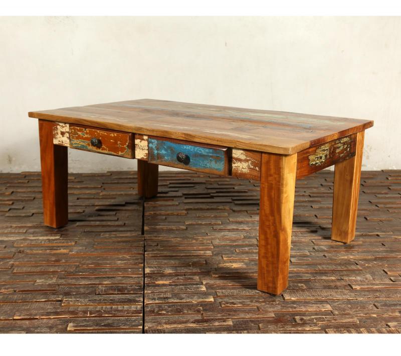 SOLID RECLAIMED TEAK WOOD COFFEE TABLE