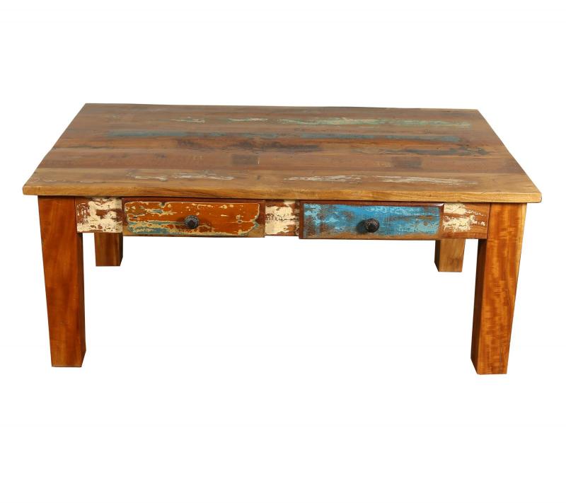 SOLID RECLAIMED TEAK WOOD COFFEE TABLE